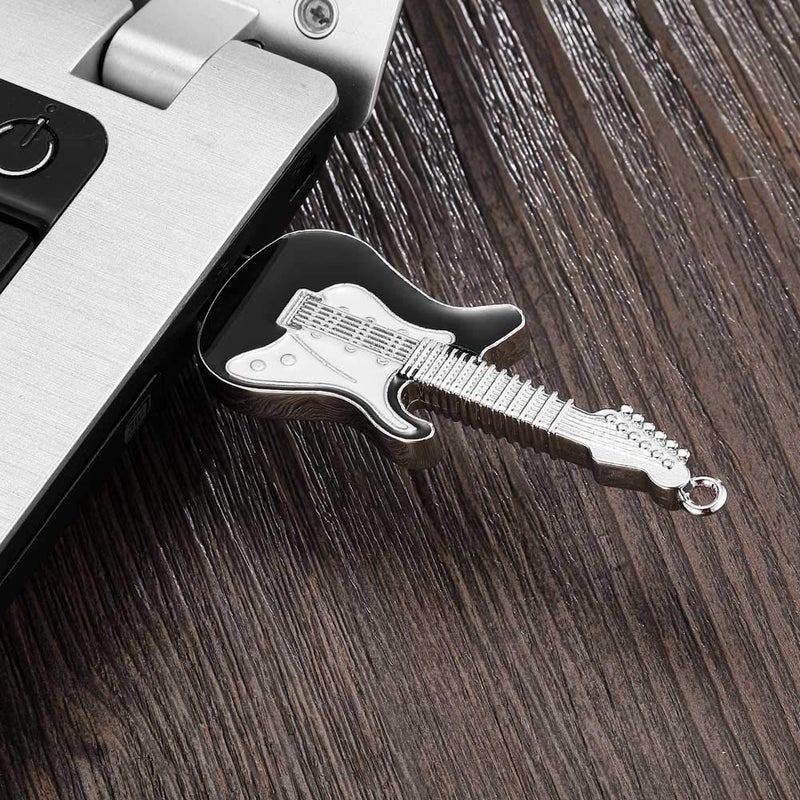 GARRULAX USB Flash Drive, 8GB / 16GB / 32GB USB 2.0 Waterproof USB Memory Stick Date Storage Pendrive Thumb Drives (16GB, Black Guitar) - Image 5